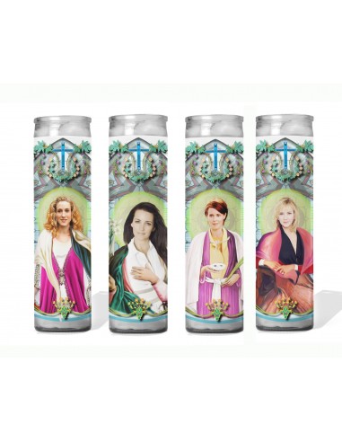 Sex and the City Celebrity Prayer Candle Set of 4 la livraison gratuite