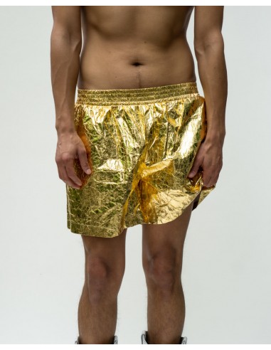 WALTER GOLD SHORTS SS23 BY WALTER VAN BERIENDONCK l'évolution des habitudes 