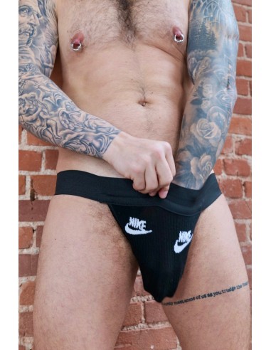 JUST DO IT SOCKS BLACK JOCKSTRAP 2.0 BY SNEAKERMASK shop