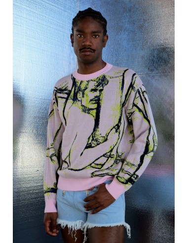 TOM OF FINLAND x WE ARE SPASTOR SWEATER PINK online