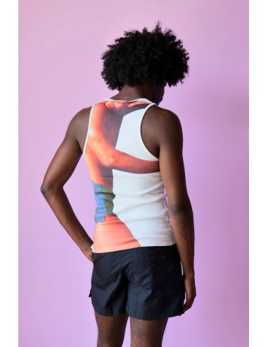 JW ANDERSON PROFILE STUD BACK PRINT VEST pas cher chine