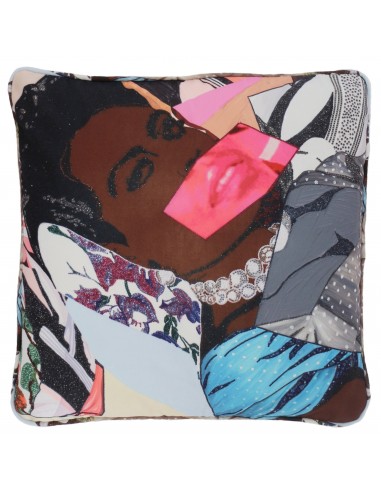 Mickalene Thomas Clarivel Centered Pillow for Henzel Studio livraison gratuite