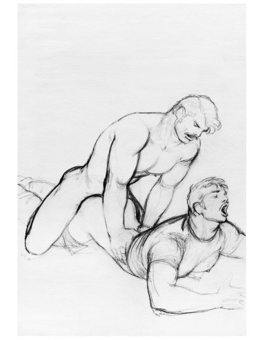 Henzel Studio Heritage: Tom of Finland, Untitled, 1977, Handtufted Rug le des métaux précieux