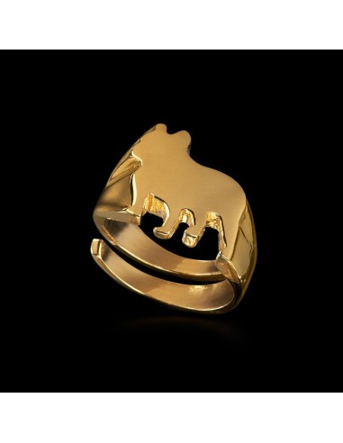 French Bulldog Signet Ring by Jonathan Johnson prix