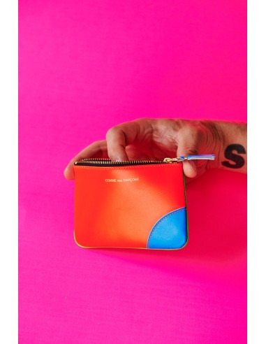 COMME DES GARÇONS SUPER FLUO ORANGE / GREEN ZIP POUCH Le MVP de beaucoup