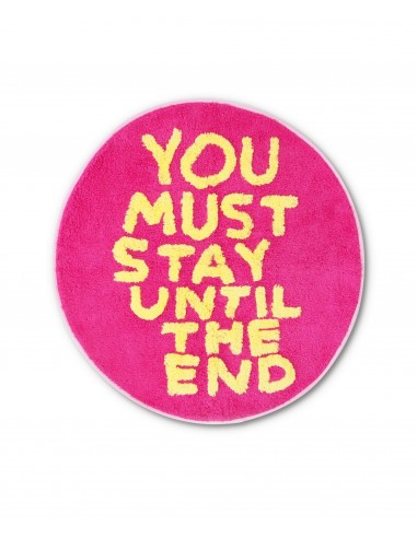 You Must Stay Until The End Shaggy Floor Mat - Third Drawer Down X David Shrigley En savoir plus