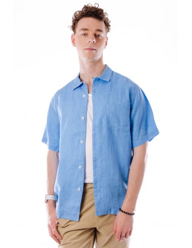 Chemise À Manches Courtes Tommy Bahama de couleur Bleu solde