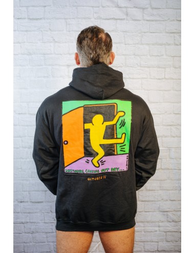 Keith Haring National Coming Out Day Hoodie / Black Véritable concentré