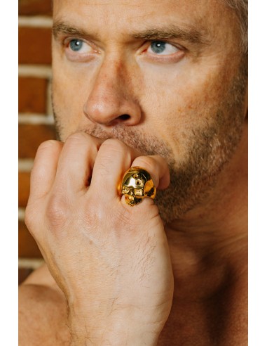 Bruce LaBruce SKULL Ring by Jonathan Johnson pas cher