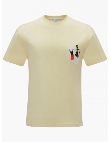 JW ANDERSON SWAN T-SHIRT - YELLOW 50% de réduction en Octobre 2024