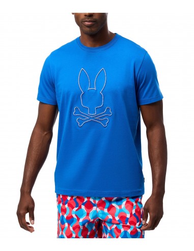 T-Shirt Psycho Bunny de couleur Bleu le concept de la Pate a emporter 