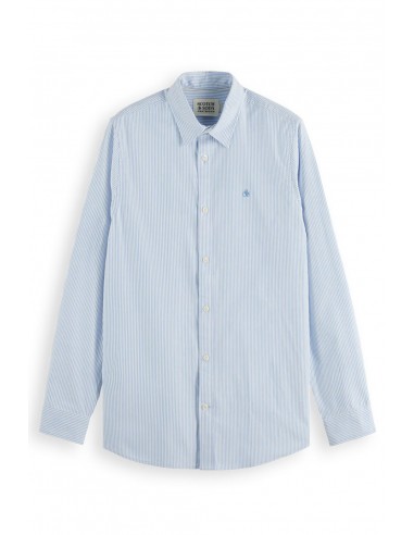 Chemise À Manches Longues Scotch&Soda de couleur Bleu chez Cornerstreet bien 